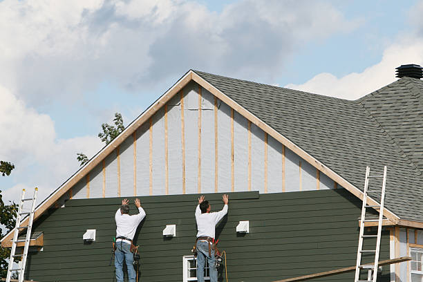 Professional Siding technician working in Westville, NJ